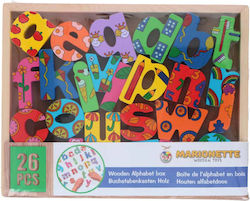 Set 26 Wooden Letters Marionette