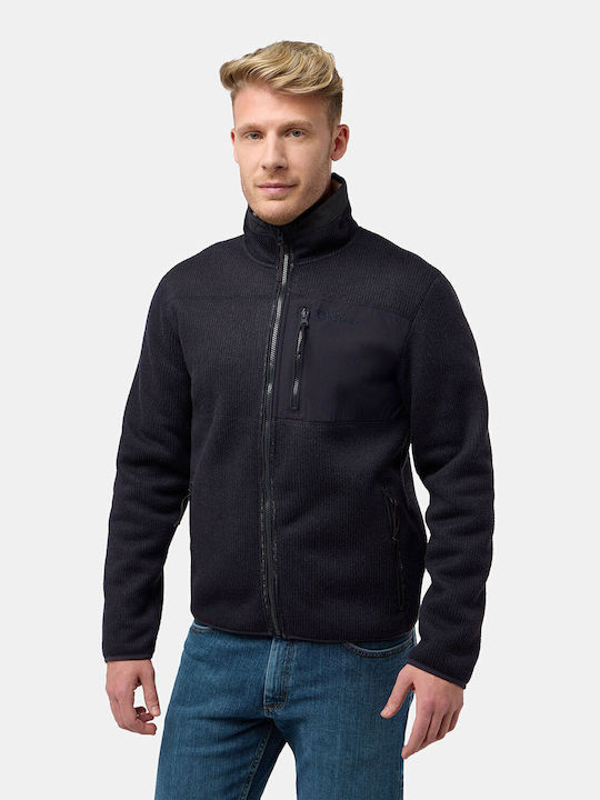 Ανδρική Ζακέτα Fleece Μπλε