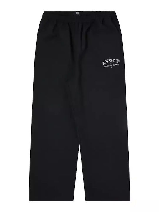 Edwin Trousers Black