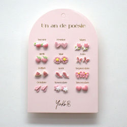 Yuko Stud Kids Earrings Made of Steel