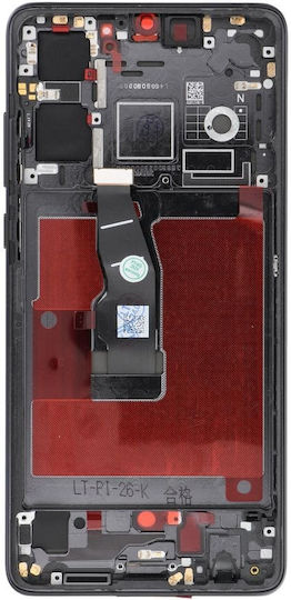 Huawei Οθόνη OLED με Μηχανισμό Αφής και Πλαίσιο για Huawei P30 (Μαύρο)