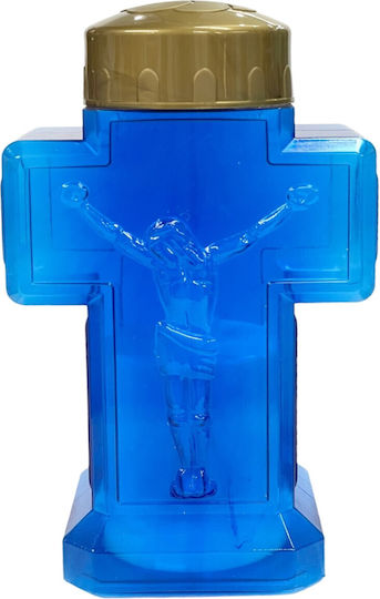 Metallex Cruce Electrică Comemorativă Din Plastic Albastru 11x11x11cm