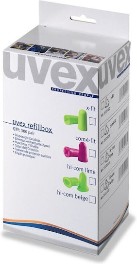 Uvex X-fit Cordless Ear Protection Refill Box Uvex Dispenser 300 Pairs Snr 37 Db