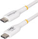 StarTech USB 2.0 Cable USB-C male - USB-C 240W PD Λευκό 4m USB2EPR4MW