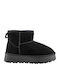 Leather Women's Ankle Boots Black