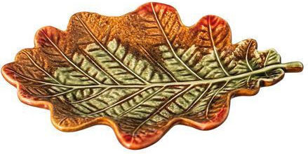 Bordallo Pinheiro Decorative Platter Orange 19.9x16.3cm