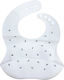 Beboulino Waterproof Bib Silicone with Pocket White