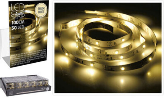 Lifetime LED Strip Battery Warm White Light 1m