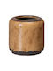 BigBuy Flower Pot 11.5x11.5cm Coffee