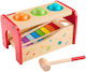 Mattel Musical Instrument Pound & Tap Bench Xylophone made of Wood with Sounds for 18++ Months