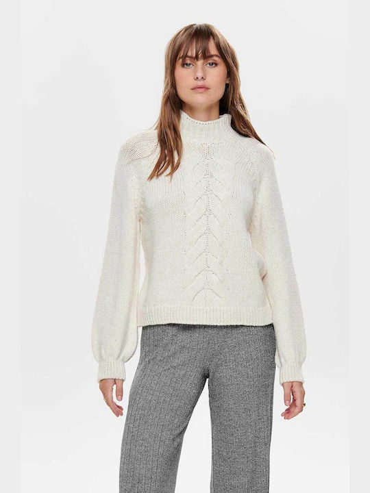 Only Women's Sweater Ecru