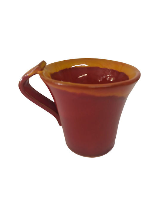 Mug Ceramic Καμπάνα Κόκκινη 300ml