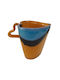 Herz Becher Keramik Heart Color Orange with Turquoise 300ml