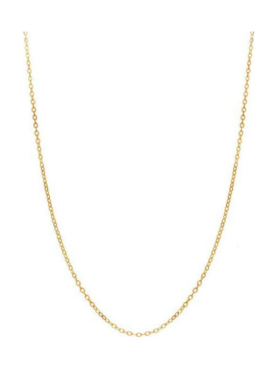 Senza Silver Chain Neck Gold-plated Length 40cm