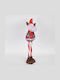 Eurolamp Illuminated Christmas Plastic Figure Deer White Height 70cm