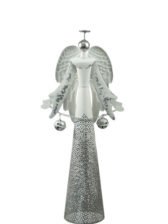 Zen Collection Коледна Метална Фигура Angel Бял...