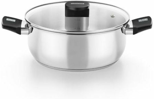 Monix Tiefes Rostfreier Stahl Kochtopf 7lt / 30cm