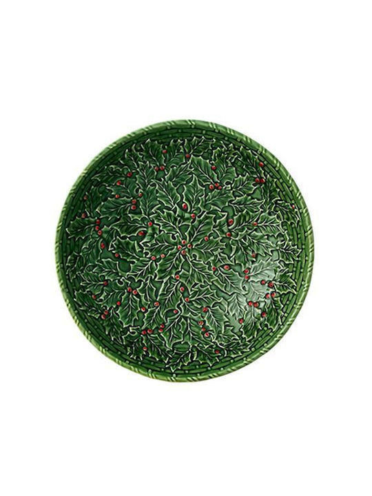 Bordallo Pinheiro Ceramic Salad Bowl Green