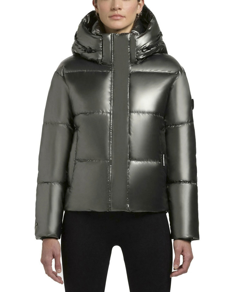 Khujo Women's Short Lifestyle Jacket for Winter Gray 1078JK243-224