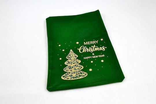 LiebeQueen Stoff Weihnachtlich Beutel für Geschenke Grün