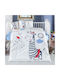 Beauty Home Baby Sheets Set Crib Cotton Blue Blue 100x150cm 3pcs