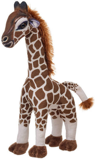 Jokomisiada Plush Giraffe Realistic Mascot Giraffe 30 cm