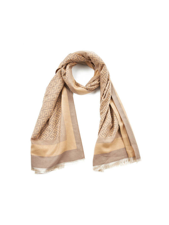 Verde Women's Wool Scarf Beige