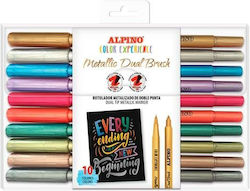 Alpino Color Experience Markeri Multicolori Set 10 Culoare Full Face