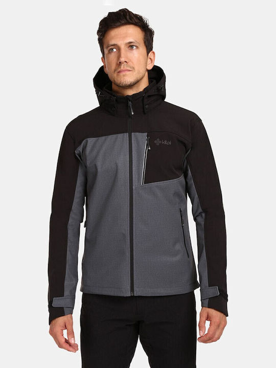 Ravio-m Winter Jacke Softshell Wasserdicht und Winddicht Dark Grey