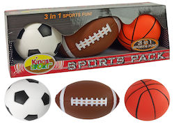 Football Basketball 3τμχ Softball 12εκ.