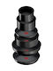 Tefal Ingenio Eco Resist Set De Vase De Gătit Negre 6 Piese