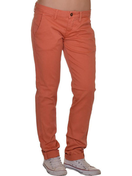 Damen Stoff Hose Red