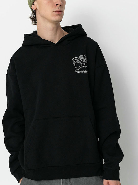 Extra Heavy Sweatshirt mit Kapuze Schwarz