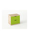 Wooden Kids Bedside Table Green 50x40x45cm