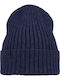 Norval Beanie Beanie Knitted in Navy Blue color