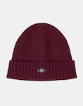Gant Beanie Unisex Σκούφος Πλεκτός σε Μπορντό χ...