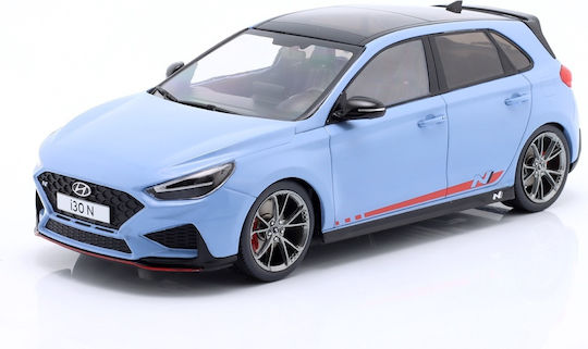 Model Car Group Hyundai I30 N Light Modellfigur Auto Blue im Maßstab 1:18