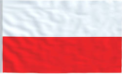 Flag of Poland Polyester with a stake