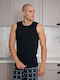 Men's Undershirt Sleeveless Black