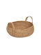 Decorative Basket Wicker 37x37x21cm BigBuy