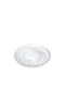 Platou Decorativ Rotundă Sticlă Transparentă 1buc 27x27buc