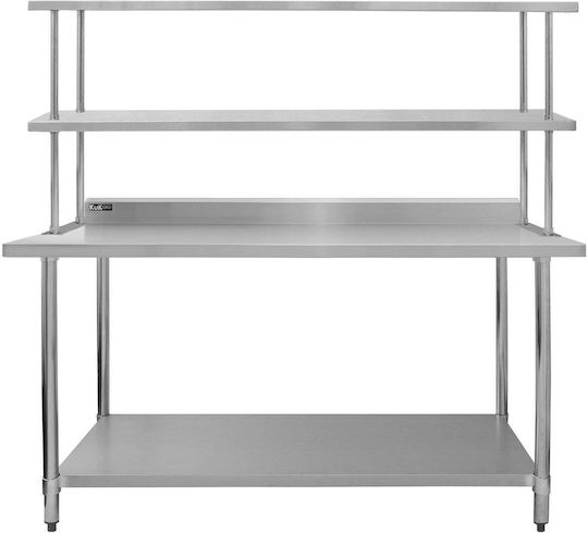 Kukoo 6ft Catering Bench Double Over-shelf