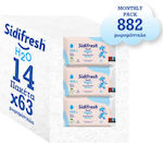 Sidifresh Babytücher 14x63Stk