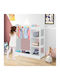 Zwei Türen Schrank Weiß 100x38x93.5cm