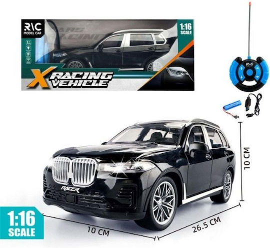 Τηλεκατευθυνόμενο Όχημα Μαύρο Racer 1:16 Φως 25εκ