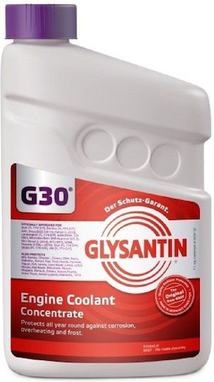 BASF Glysantin Συμπυκνωμένο Αντιψυκτικό Υγρό Ψυγείου Αυτοκινήτου G30 Ροζ Χρώμα 1lt