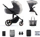 Kinderkraft Prime 2 Adjustable 2 in 1 Baby Stroller Suitable for Newborn Shadow Grey