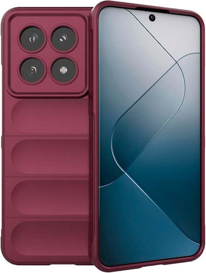 Techsuit Magic Back Cover Silicone Burgundy (Xiaomi 14T)