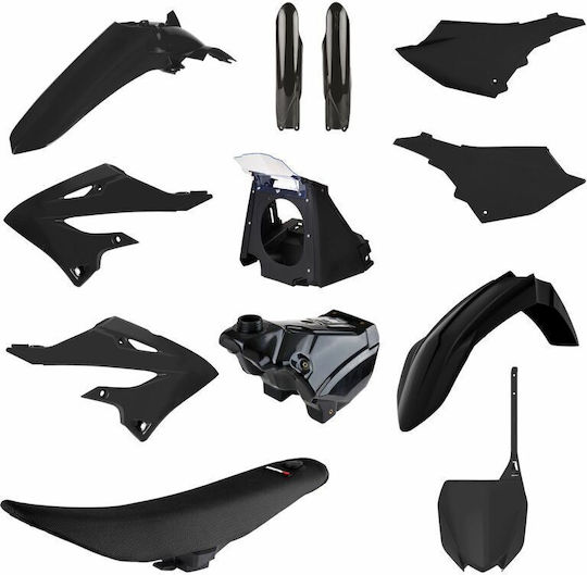 Polisport Set de Piese din Plastic pentru Motocicletă pentru Yamaha YZ 125 / YZ 250 - YZ 250 Negru 1buc