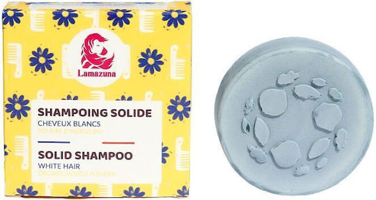 Lamazuna Solid 100% Natural Shampoo White Hair Organic Indigo Powder 70g